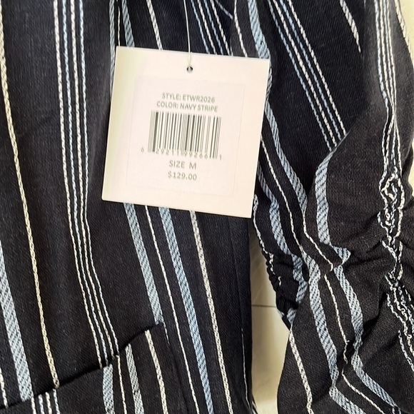 Ellen Tracy Linen Blazer NWT Size M - Picture 3 of 7